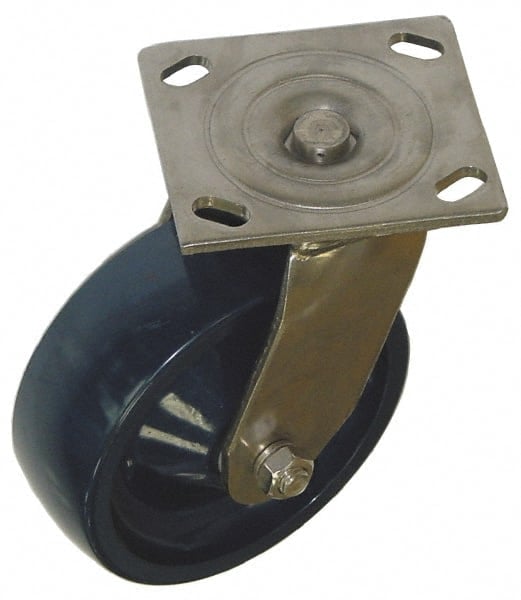 Swivel Top Plate Caster: Polyurethane, 4