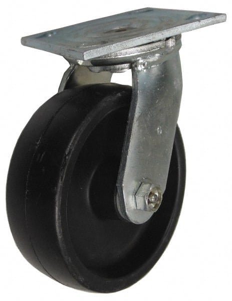 Swivel Top Plate Caster: Polypropylene, 4