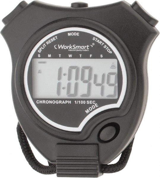 Digital Stopwatch with Split Counter MPN:WS-PE-STOP-003