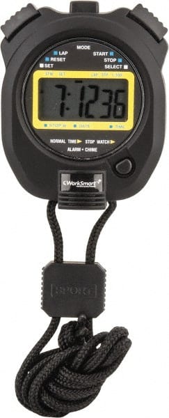 LCD Digital Stopwatch with Split Counter MPN:WS-PE-STOP-007