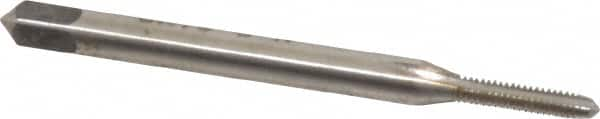 Straight Flute Tap: #2-56 UNC, 3 Flutes, Plug, 2B Class of Fit, High Speed Steel, Bright/Uncoated MPN:MSC-04422564