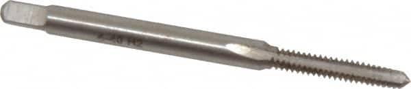 Straight Flute Tap: #4-40 UNC, 3 Flutes, Taper, 2B/3B Class of Fit, High Speed Steel, Bright/Uncoated MPN:MSC-04424420