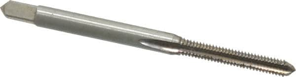 Straight Flute Tap: #4-48 UNF, 3 Flutes, Bottoming, 2B Class of Fit, High Speed Steel, Bright/Uncoated MPN:MSC-04424495