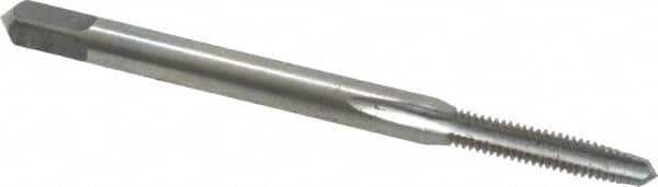 Straight Flute Tap: #4-48 UNF, 3 Flutes, Taper, 2B Class of Fit, High Speed Steel, Bright/Uncoated MPN:MSC-04424503