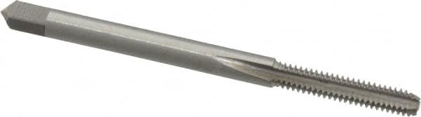 Straight Flute Tap: #5-40 UNC, 3 Flutes, Bottoming, 2B/3B Class of Fit, High Speed Steel, Bright/Uncoated MPN:MSC-04425419