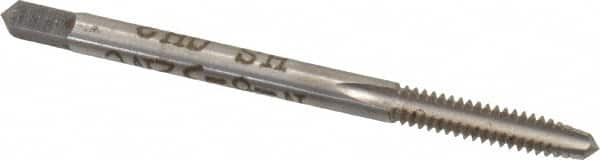 Straight Flute Tap: #6-32 UNC, 3 Flutes, Plug, 3B Class of Fit, High Speed Steel, Bright/Uncoated MPN:MSC-04426326