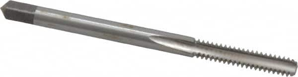 Straight Flute Tap: #6-32 UNC, 3 Flutes, Bottoming, 3B Class of Fit, High Speed Steel, Bright/Uncoated MPN:MSC-04426334