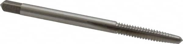 Straight Flute Tap: #6-32 UNC, 3 Flutes, Taper, 3B Class of Fit, High Speed Steel, Bright/Uncoated MPN:MSC-04426342