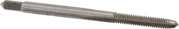 Straight Flute Tap: #6-40 UNF, 3 Flutes, Plug, High Speed Steel, Bright/Uncoated MPN:MSC-04426409