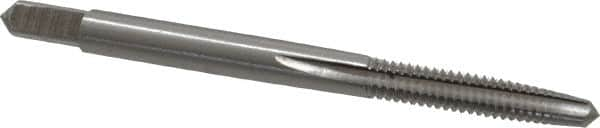 Straight Flute Tap: #8-32 UNC, 4 Flutes, Taper, 3B Class of Fit, High Speed Steel, Bright/Uncoated MPN:MSC-04427340