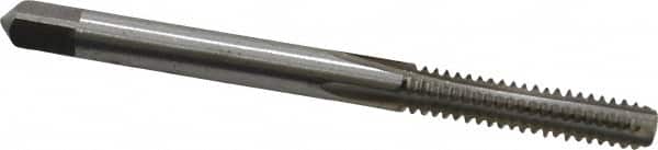 Straight Flute Tap: #10-24 UNC, 4 Flutes, Bottoming, High Speed Steel, Bright/Uncoated MPN:MSC-04428256