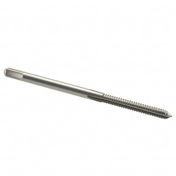 Straight Flute Tap: #8-32 UNC, 4 Flutes, Taper, 2B Class of Fit, High Speed Steel, Bright/Uncoated MPN:MSC-04437349