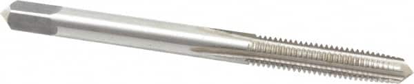 #10-32 Plug RH H11 Bright High Speed Steel 4-Flute Straight Flute Hand Tap MPN:JY4738324
