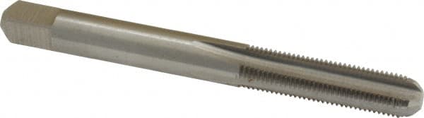 Straight Flute Tap: 1/4-36 UNS, 4 Flutes, Bottoming, High Speed Steel, Bright/Uncoated MPN:JY4840377