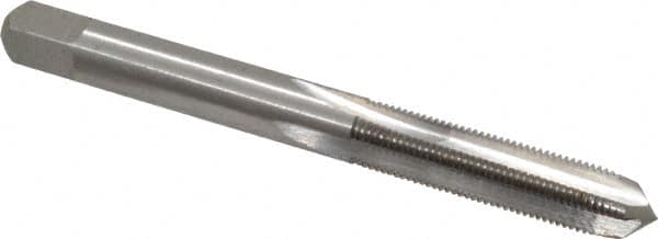 Straight Flute Tap: 1/4-40 UNS, 4 Flutes, Plug, High Speed Steel, Bright/Uncoated MPN:JY4840401