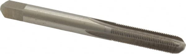 Straight Flute Tap: 1/4-40 UNS, 4 Flutes, Bottoming, High Speed Steel, Bright/Uncoated MPN:JY4840419