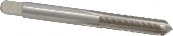 Straight Flute Tap: 1/4-56 UNS, 4 Flutes, Plug, 3B Class of Fit, High Speed Steel, Bright/Uncoated MPN:JY4840567