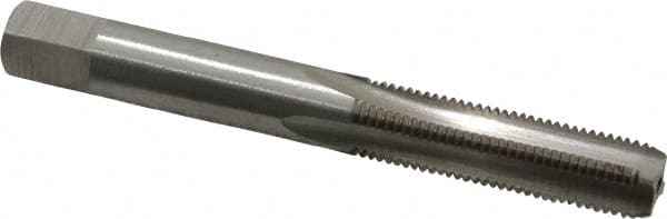 Straight Flute Tap: 5/16-28 UNS, 4 Flutes, Bottoming, 3B Class of Fit, High Speed Steel, Bright/Uncoated MPN:JY4841243