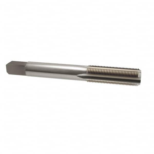 Straight Flute Tap: 7/16-24 UNS, 4 Flutes, Plug, High Speed Steel, Bright/Uncoated MPN:JY4843199