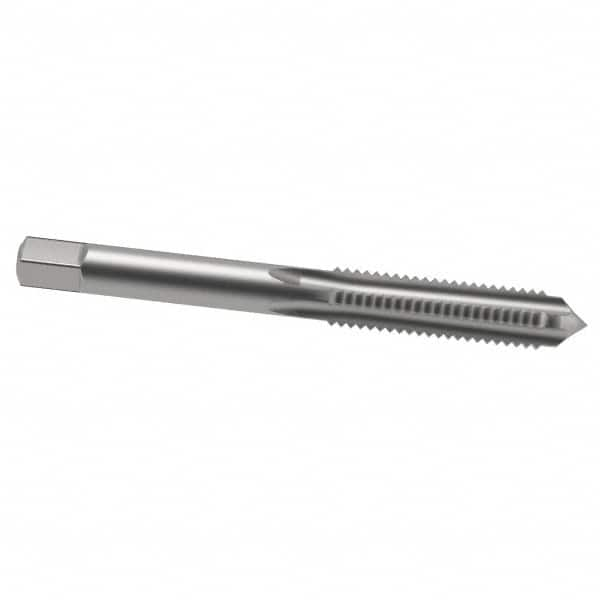 Straight Flute Tap: 1/4-20 UNC, 4 Flutes, Plug, 3B Class of Fit, High Speed Steel, Bright/Uncoated MPN:JY4910204