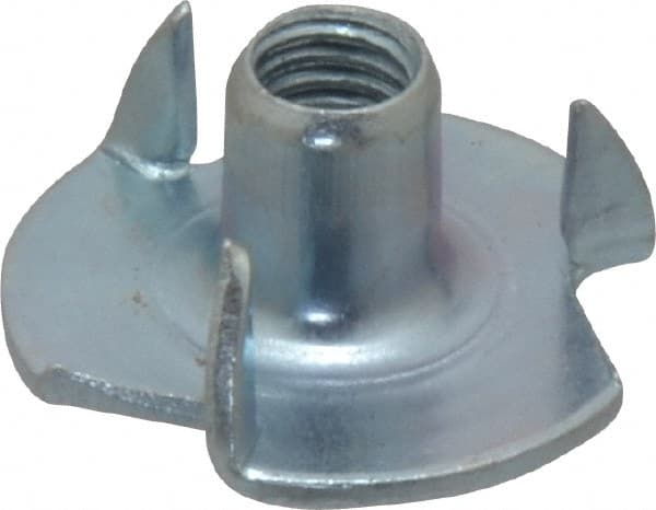 #10-32 Zinc-Plated Steel Standard Tee Nut MPN:TNUTFI-100-100B