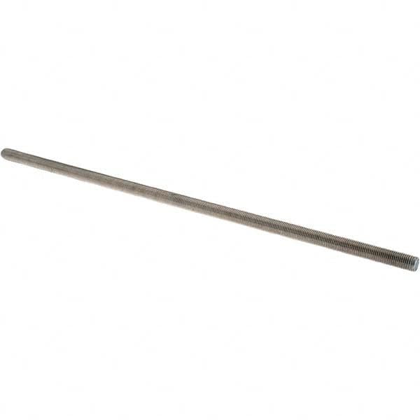 Threaded Rod: 1-8, 3' Long, Stainless Steel, Grade 304 (18-8) MPN:239445