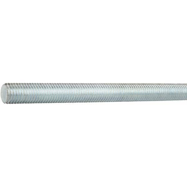 Threaded Rod: M10, 2 m Long, Medium Carbon Steel MPN:44273