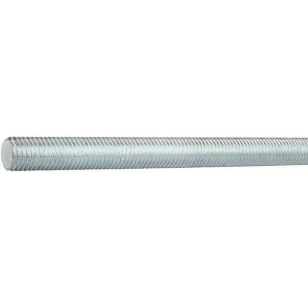Threaded Rod: M6, 2 m Long, Medium Carbon Steel MPN:45067