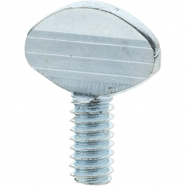 2 Steel Thumb Screw: 1/4-20, Oval Head MPN:-34442-1/2