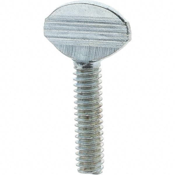 2 Steel Thumb Screw: 1/4-20, Oval Head MPN:C50000255