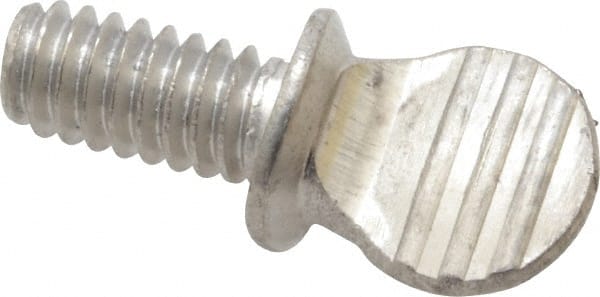 18-8 Stainless Steel Thumb Screw: 1/4-20, Oval Head MPN:R63280124