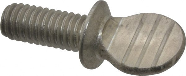 18-8 Stainless Steel Thumb Screw: 5/16-18, Oval Head MPN:R63280240