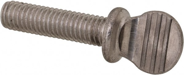 18-8 Stainless Steel Thumb Screw: #10-32, Oval Head MPN:R63280443