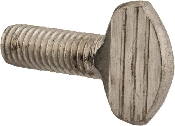 18-8 Stainless Steel Thumb Screw: 3/8-16, Oval Head MPN:R63283062