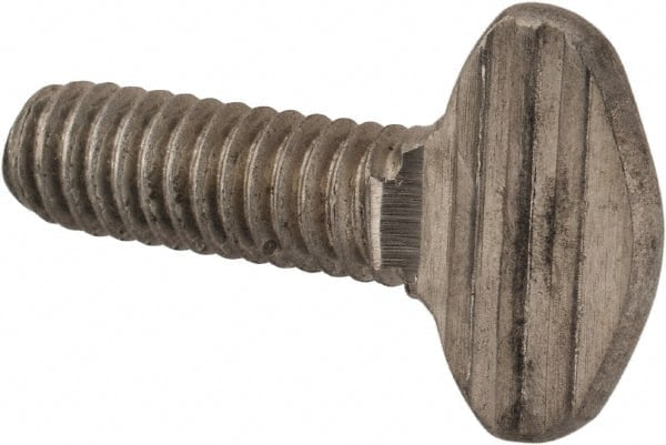 18-8 Stainless Steel Thumb Screw: #8-32, Oval Head MPN:R63286840