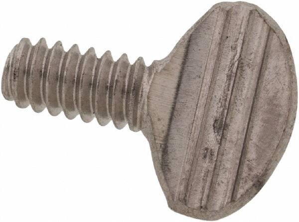 18-8 Stainless Steel Thumb Screw: #10-24, Oval Head MPN:R63286924