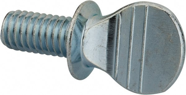 2 Steel Thumb Screw: 3/8-16, Oval Head MPN:TSI0370075S0-10