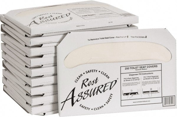 (20) 250-Sheet Packs White Toilet Seat Covers MPN:25177673