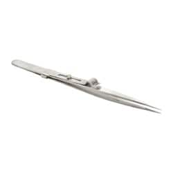 Diamond Tweezer: Fine Point with Slide Lock Tip, 5-1/2