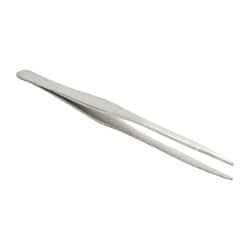 Assembly Tweezer: Stainless Steel, Straight Tip, 6-1/2