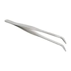 Assembly Tweezer: Stainless Steel, Straight Tip, 6-1/2