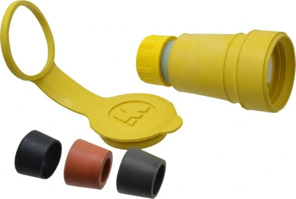 Locking Inlet: Connector, Industrial, L6-30, 250V, Yellow MPN:29W48