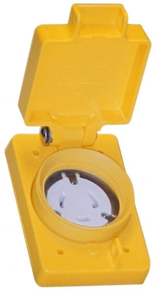 277 VAC, 15 Amp, L7-15R NEMA, Ungrounded Receptacle MPN:65W34