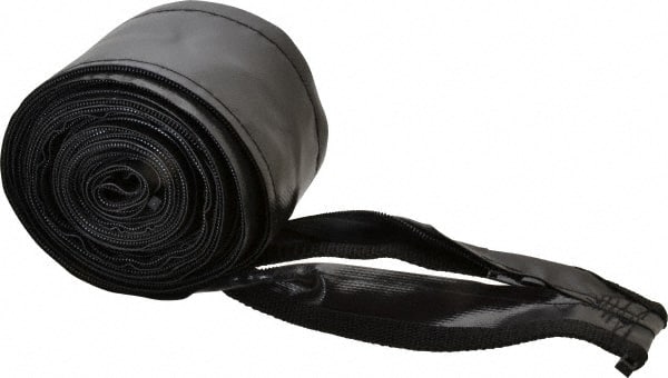 22 Ft. Long x 3 Inch Wide, TIG Torch Black Zippered Cable Cover MPN:323V