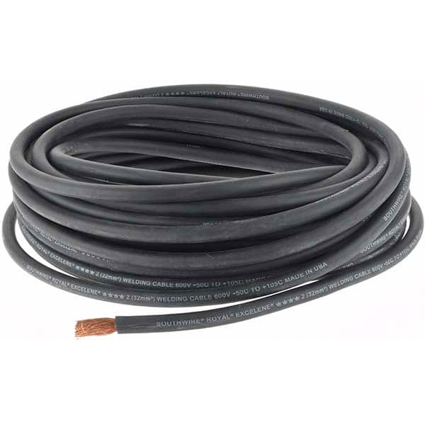 Welding Cable, Cable Size: 2 AWG , Cable Length: 50 ft (Feet) MPN:75482