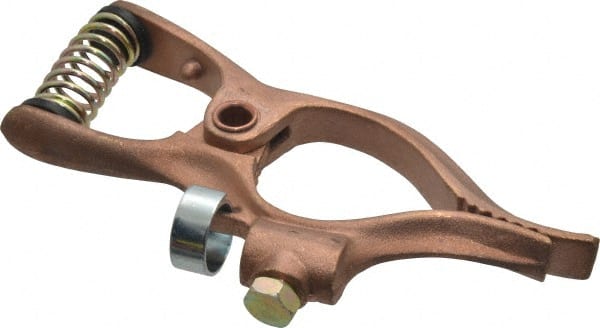 1-1/2 Inch Jaw Opening, 4 Inch Jaw Depth, 300 Amp Rating, Copper Welding Ground Clamp MPN:GCT300