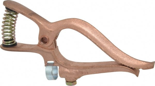 2 Inch Jaw Opening, 5-1/4 Inch Jaw Depth, 500 Amp Rating, Copper Welding Ground Clamp MPN:GCT500