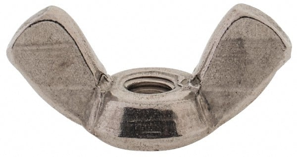 M4x0.70 Metric Coarse, Stainless Steel Standard Wing Nut MPN:WN5X00400-100BX