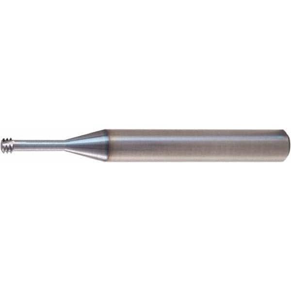 Helical Flute Thread Mill: M3.5x0.6, Internal, 3 Flute, 57.00 mm Shank Dia, Solid Carbide MPN:80258