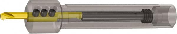 Indexable Threading Toolholder: Internal, Neutral, 0.5 x 0.5